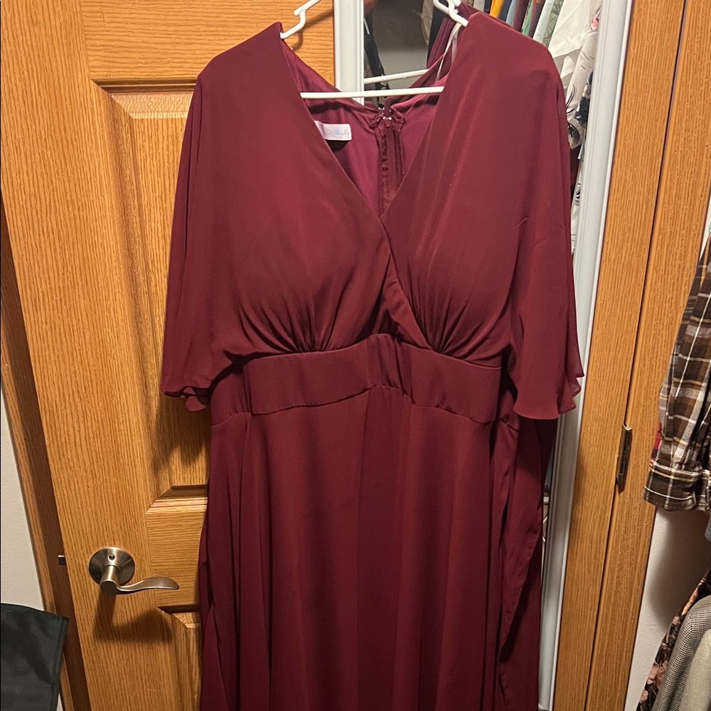 Kennedy Blue Burgundy Women's Bridesmaid Dress